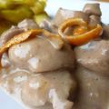 Rognons de veau sauce madère à l