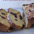 Cake aux bananes, noix de coco, cranberries et[...]