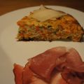 Clafoutis julienne de légumes gingembre