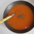 Soupe au chou blanc, à la tomate et aux épices