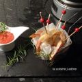 Gambas croustillantes à l'estragon et confiture[...]