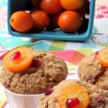 Muffins aux kumquats, canneberges & grenade