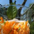 Râpé de carotte au combawa (recette légère)