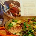 Poulet et boulettes de pâtes