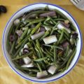 Salade de haricots verts, aubergines, citron et[...]