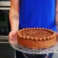 Gâteau mousse chocolat et sa base croustillante