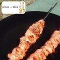 Brochette de poulet tandoori