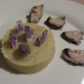 Topinambours et foie gras en chaud-froid