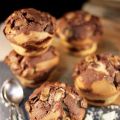 Muffins marbrés aux chunks de chocolat blanc {[...]