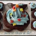 Cupcakes au chocolat.