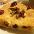 Foccacia aux canneberges