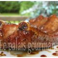 Côtes levées au gingembre et au miel