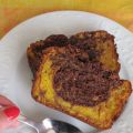 marbré au potimarron et chocolat