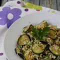 Poêlée de Boulgour, Petits Pois & Courgettes