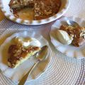 Tarte amandine aux poires et au caramel