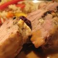 FILET DE PORC FARCI À LA GREC