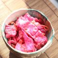 Kimchi de chou rouge de fin d'été