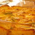Gratin de pommes de terre et patisson, Recette[...]