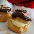Choux à la crème aux amandes