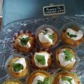 Mini-cakes salées pancetta et champignons