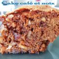 Cake café et noix n
