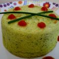 FLANS DE COURGETTE A LA CIBOULETTE