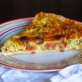 Quiche aux courgettes et au Chorizo