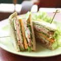 Club sandwich aux rillettes de thon