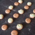 Macarons vanille et chocolat