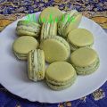 Macarons au chocolat blanc et thé matcha