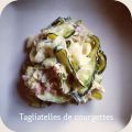 Tagliatelles de courgettes de Kaellie