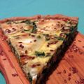 Quiche rustique blette et chèvre