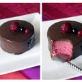 Entremets Fraise Chocolat (sans lactose)