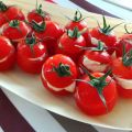 Tomates cerises à la mousse de jambon #apéro!