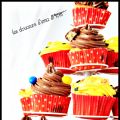 Cupcakes m&m's et Chocobon