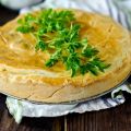 Tourte au saumon, épinards et ricotta