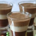 Verrines aux trois chocolats