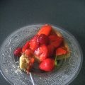 Tarte amandine Fraise, Framboise & Rhubarbe