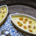Petites crèmes aux fruits aux sirop