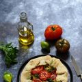Tarte rustique aux tomates et pesto