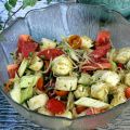 Salade de tomates, bocconcini et coeurs de[...]