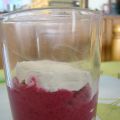 Gaspacho de betterave et chèvre