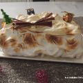 Bûche meringuée