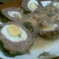 Tajine de viande haché farcie aux oeufs:,[...]