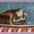 Cake marbré sans gluten.