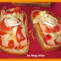 Tartine tomate et fines herbes...