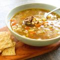 Soupe à l'orge et au bœuf