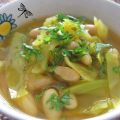 Soupe aux choux et haricots blancs