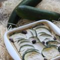 Flan de courgettes aux olives (vegan)