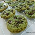 Cookies à la pistache et pépites de chocolat
